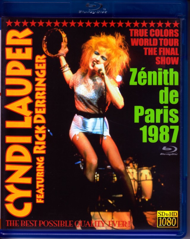 Cyndi Lauper シンディー・ローパー/France 1987 & more Blu-Ray Version