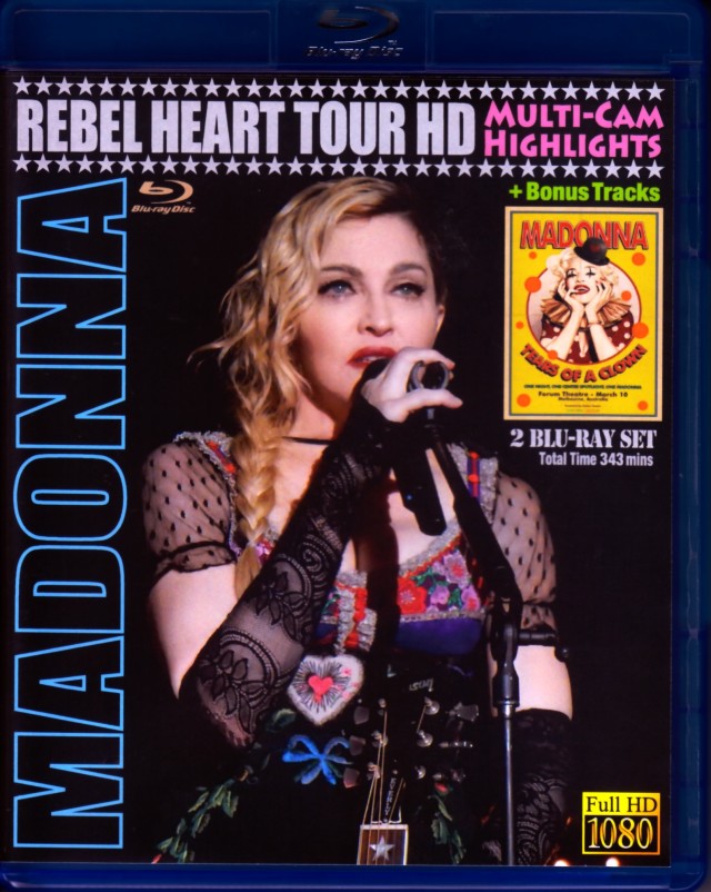 Madonna マドンナ/Rebel Heart Tour Multi-Cam Blu-Ray Version