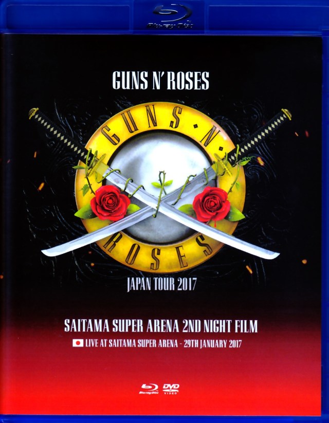 Guns N' Roses ガンズ・アンド・ローゼス/Saitama,Japan 1.29.2017 BRD ...