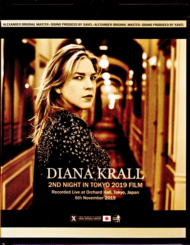 Diana Krall ダイアナ・クラール/Tokyo,Japan 11.6.2019 Blu-Ray & DVD