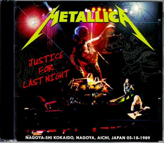 Metallica メタリカ/Aichi,Japan 1989