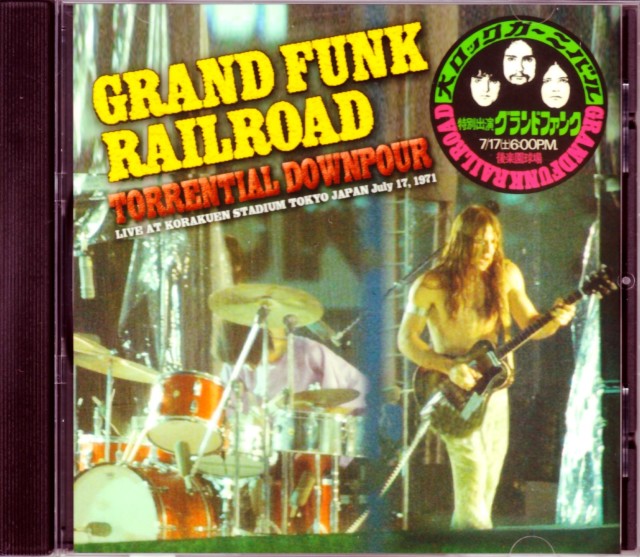 Grand Funk Railroad グランド・ファンク・レイルロード/Tokyo,Japan 1971