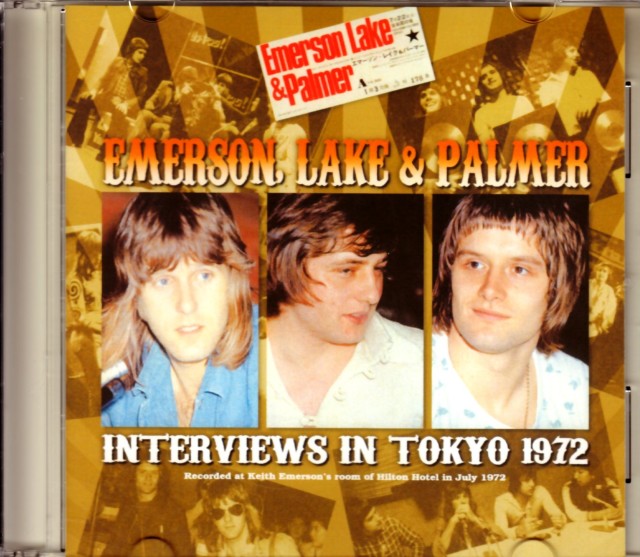 EL & P Emerson,Lake & Palmer/Tokyo,Japan 1972 Interviews