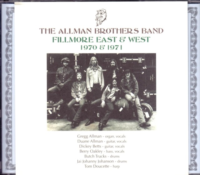 6CD！オールマン・ブラザース・バンド 1971 フィルモア・イースト