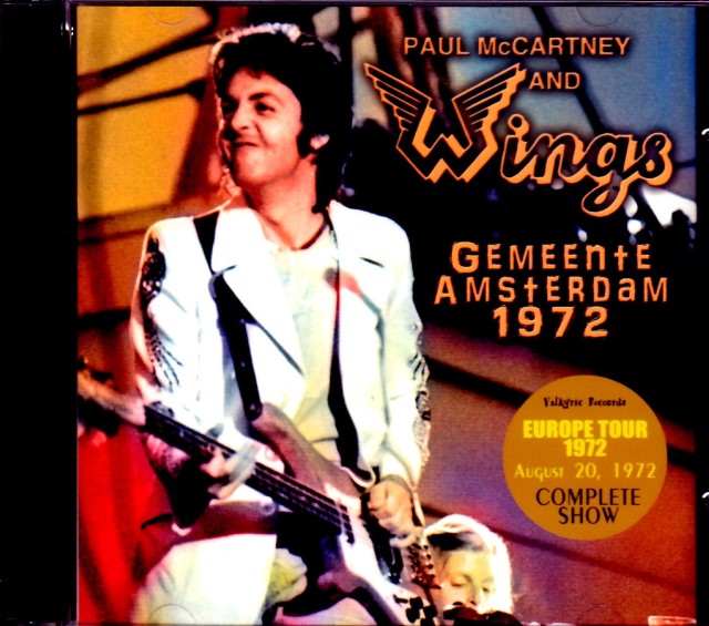 Paul McCartney,Wings ポール・マッカートニー ウイングス/Netherlands 1972 & more