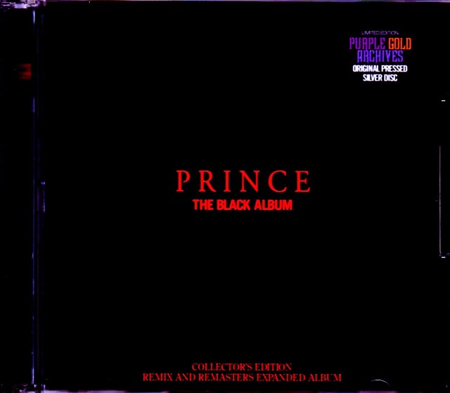 Prince プリンス/The Black Album Remix and Remaster