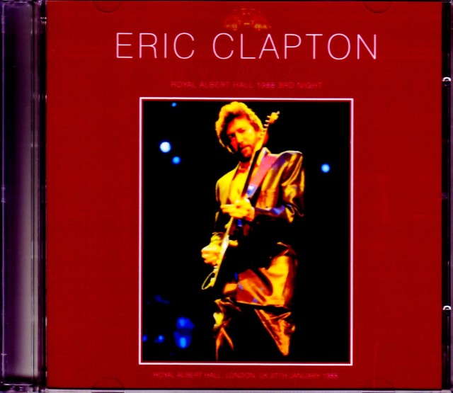 Eric Clapton エリック・クラプトン/London,UK 1.27.1988