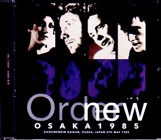 New Order ニュー・オーダー/Osaka,Japan 1985