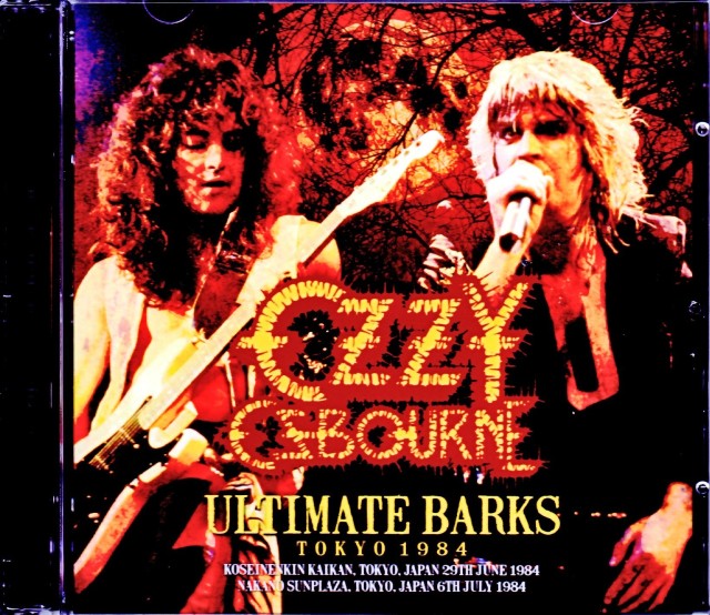 Ozzy Osbourne オジー・オズボーン/Tokyo,Japan 1984 2Days Upgrade
