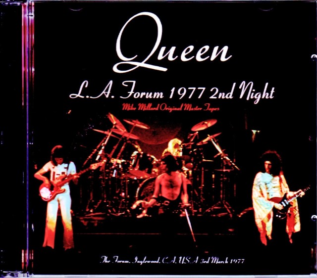 Queen クィーン/CA,USA 3.3.1977 Mike Millard Original Master Tapes