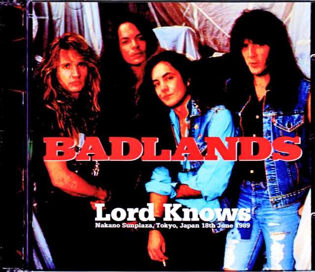 Badlands Jake E. Lee バッドランズ/Tokyo,Japan 6.18.1989