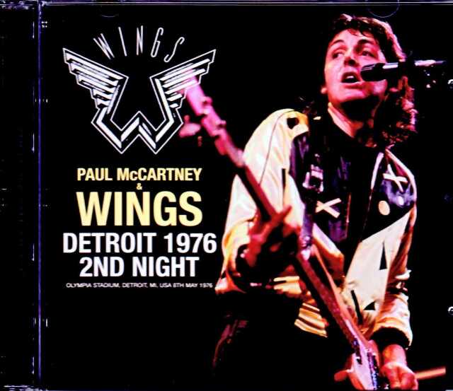 Paul McCartney,Wings ポール・マッカートニー ウイングス/MI,USA 1976 Upgrade