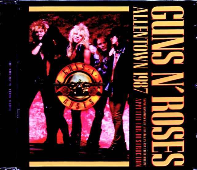 Guns N' Roses ガンズ・アンド・ローゼス/PA,USA 1987