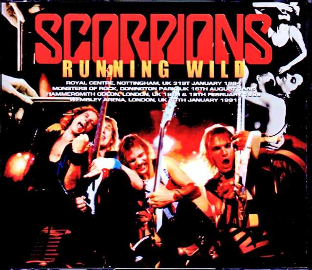 Scorpions スコーピオンズ/England,UK Tour Collection 1984-1991