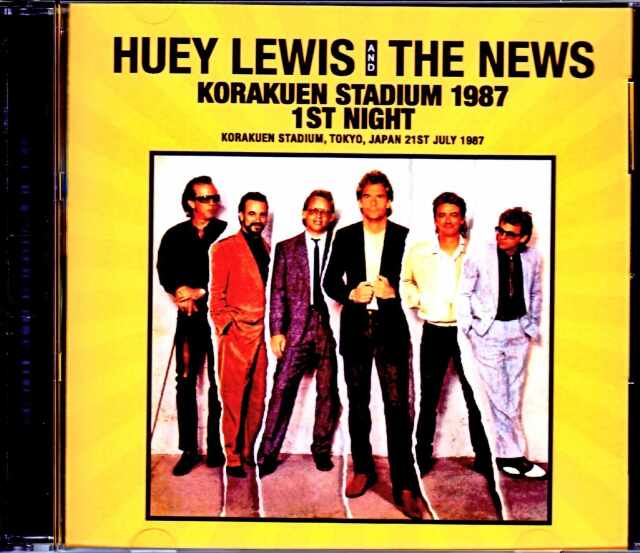 Huey Lewis and the News ヒューイ・ルイス・アンド・ザ・ニュース/Tokyo,Japan 7.21.1987