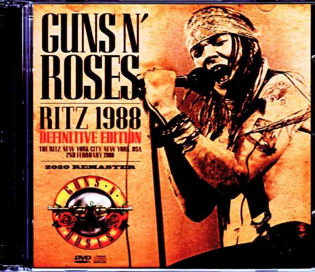 Guns N' Roses ガンズ・アンド・ローゼス/NY,USA 1988 S & V 2020 Remaster Upgrade