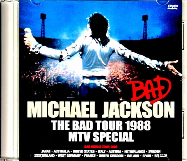 Michael Jackson マイケル・ジャクソン/バッド Bad Tour 1988 MTV Special