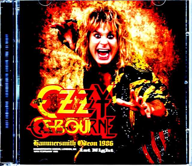 Ozzy Osbourne オジー・オズボーン/London,UK 2.19.1986