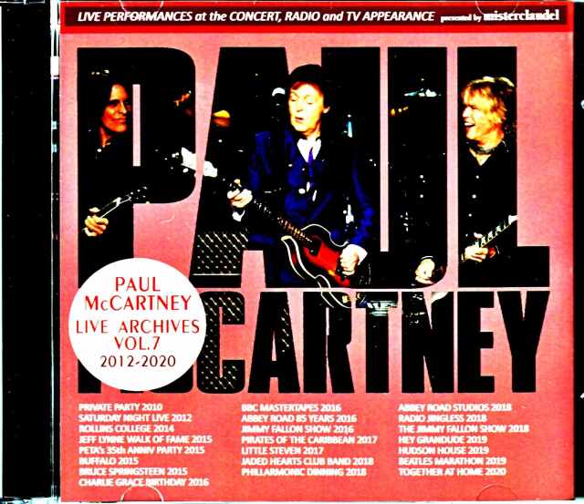 Paul McCartney ポール・マッカートニー/Live Archives 2012-2020