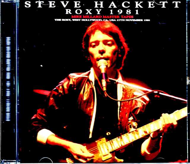 Steve Hackett スティーヴ・ハケット/CA,USA 1981 Mike Millard Master Tapes