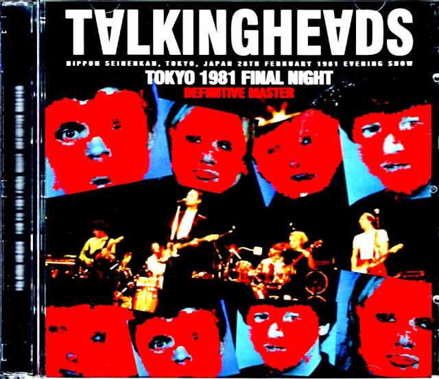 Talking Heads トーキング・ヘッズ/Tokyo,Japan 2.28.1981 Evening
