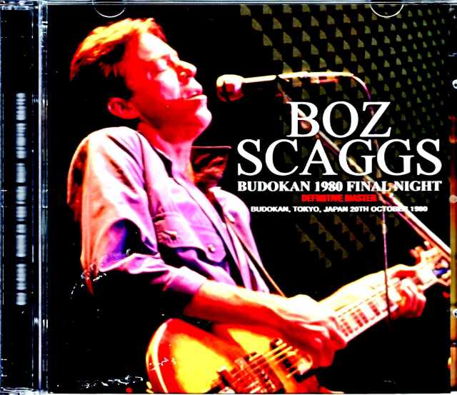 Boz Scaggs ボズ・スキャッグス/Tokyo,Japan 10.20.1980