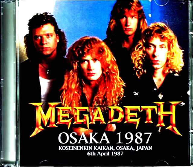 Megadeth メガデス/Osaka,Japan 1987