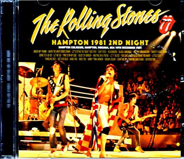 Rolling Stones ローリング・ストーンズ/VA,USA 12.19.1981 Remastered