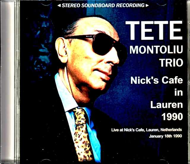 Tete Montoliou Trio テテ・モントリュー/Netherlands 1990