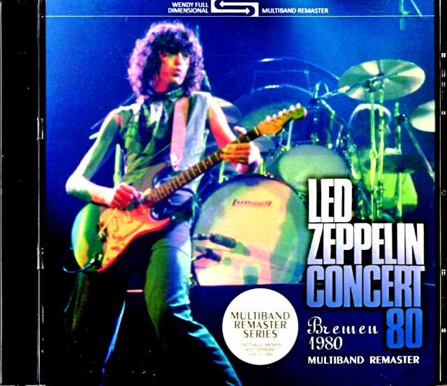 Led Zeppelin レッド・ツェッペリン/ブレーメン公演 1980年・実況録音盤 Germany 1980 Multi-Band Remaster