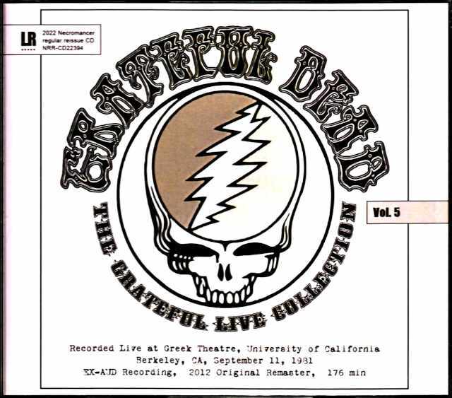 Grateful Dead グレイトフル・デッド/CA,USA 1981