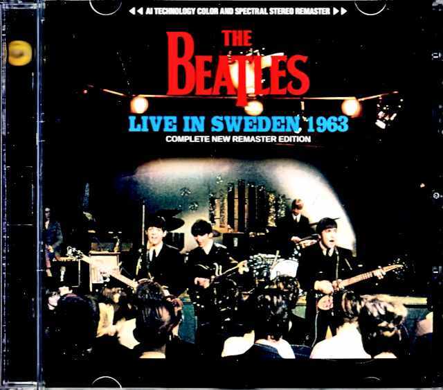 Beatles ビートルズ/ライブ・イン・スエーデン 1963年 最新AI技術