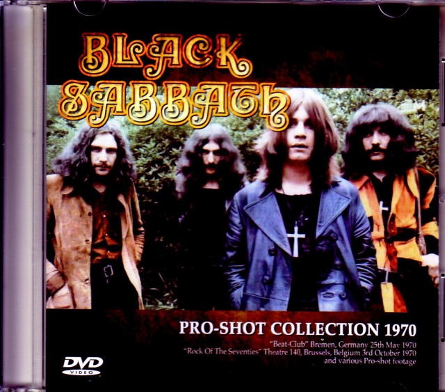 Black Sabbath ブラック・サバス/Various Pro-Shot Footage 1970