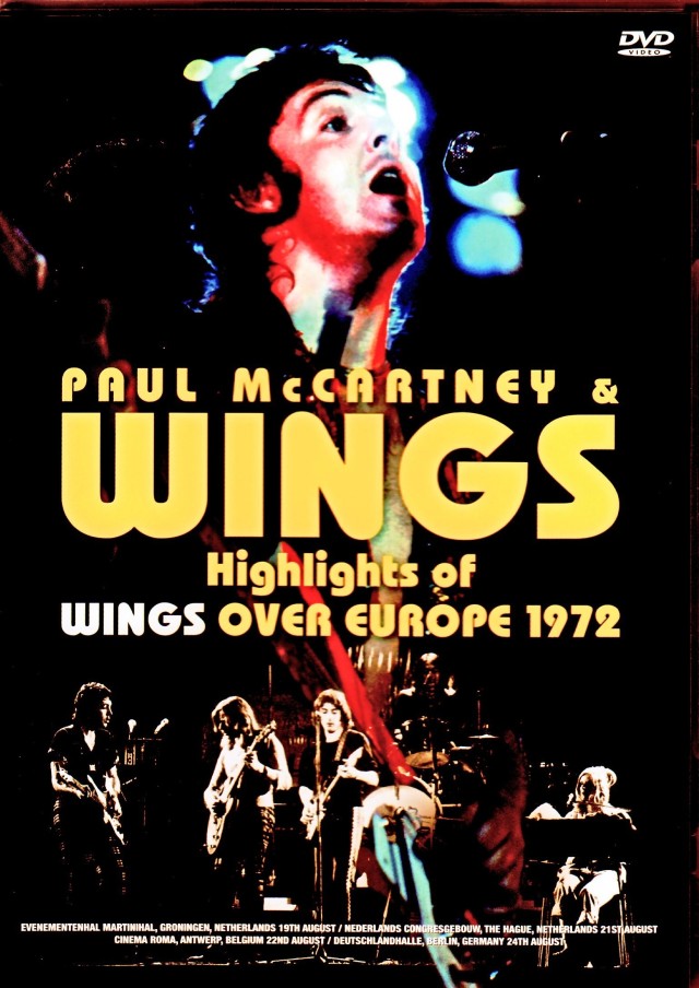 Paul McCartney,Wings ポール・マッカートニー ウイングス/Europe Tour Collection 1972