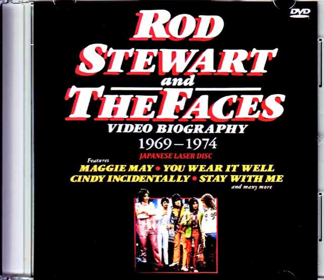Rod Stewart,Faces ロッド・スチュワート フェイセズ/Video Biography 1969-1974 Japanese Laser  Disc Edition
