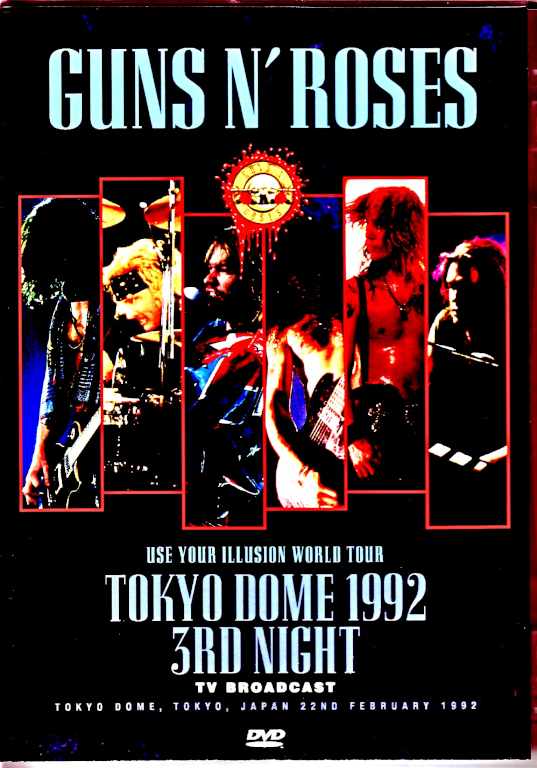 Guns N' Roses ガンズ・アンド・ローゼス/Tokyo,Japan 2.22.1992 TV Broadcast Edition