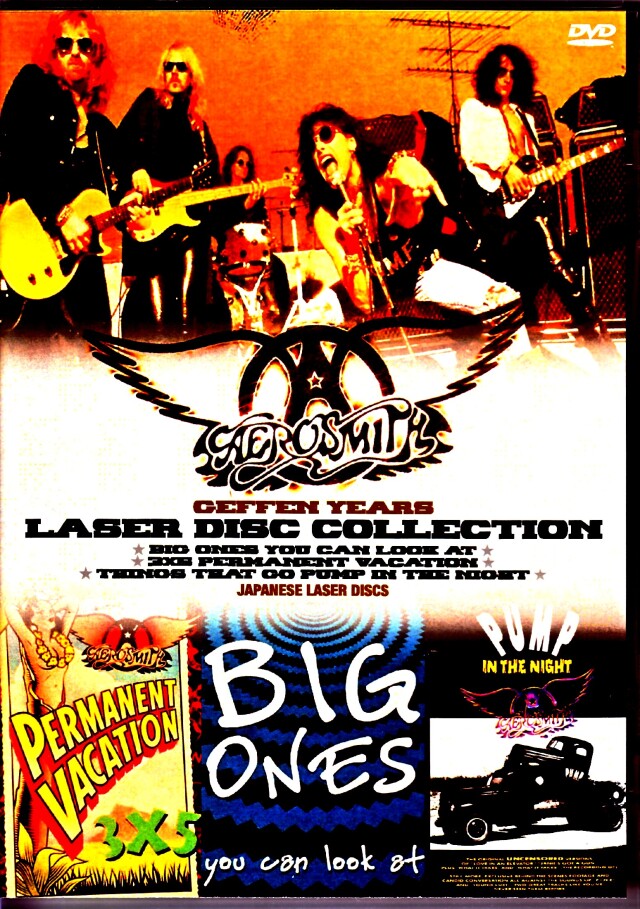 Aerosmith エアロスミス/GEFFEN時代の大ヒット・クリップ集 Japanese Laser Disc Edition