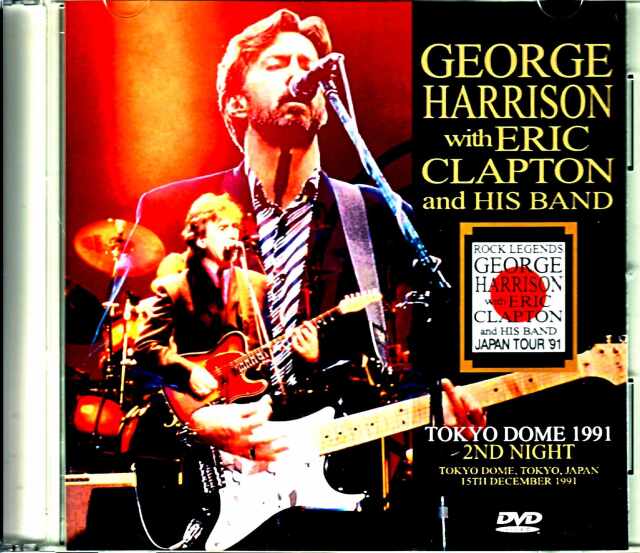 George Harrison Eric Clapton ジョージ・ハリソン エリック・クラプトン/Tokyo,Japan 12.15.1991