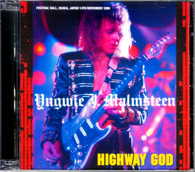 Yngwie J.Malmsteen インヴェイ・マルムスティーン/Osaka,Japan 1986