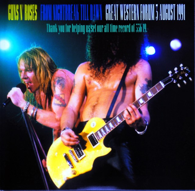 Guns N' Roses From Nightbreak Til Dawn 4 CD Great Western Forum