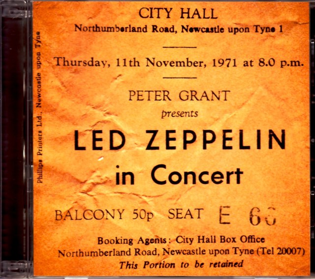 Led Zeppelin レッド・ツェッペリン/UK 11.11.1971 Ipgrade