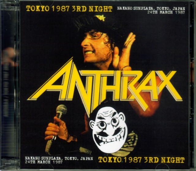 Anthrax アンスラックス/Tokyo,Japan 1987