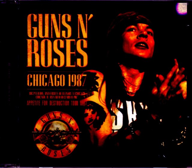 Guns N’ Roses ガンズ・アンド・ローゼス/IL,USA 1987 & more monotone-extra コレクターズCD
