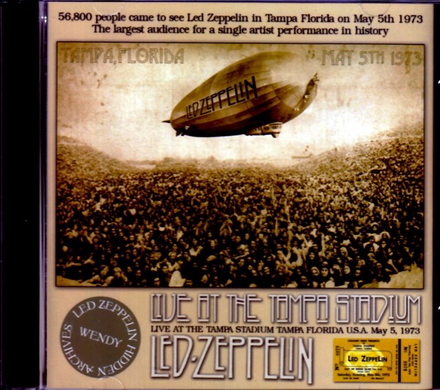 Led Zeppelin レッド・ツェッペリン/FL,USA 1973