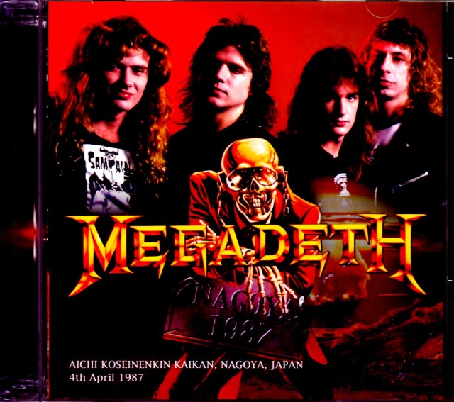 Megadeth メガデス/Aichi,Japan 1987