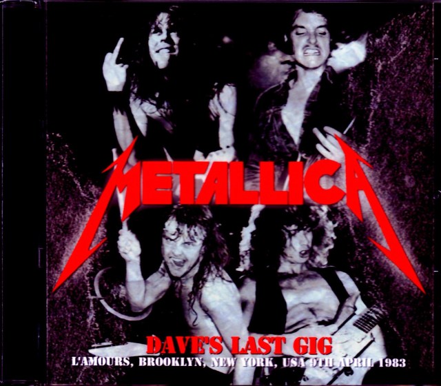 Metallica メタリカ/NY,USA 4.9.1983