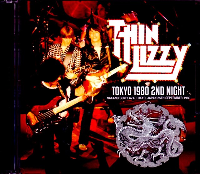 Thin Lizzy シン・リジィ/Tokyo,Japan 9.25.1980