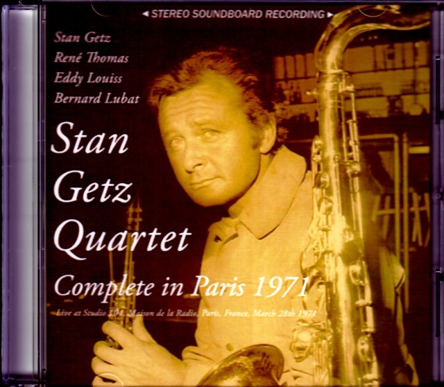 Stan Getz Quartet スタン・ゲッツ/France 1971