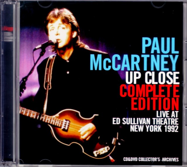 Paul McCartney ポール・マッカートニー/NY,USA 1992 & more S & V