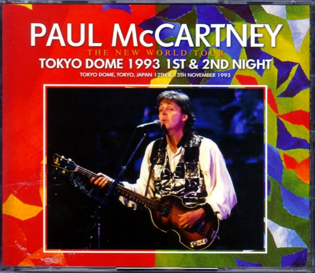 Paul McCartney ポール・マッカートニー/Tokyo,Japan 1993 2Days